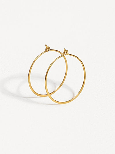 Goldie Hoop Earrings - 24K Gold PlatedBackUpItemsbirthday giftLunai Jewelry