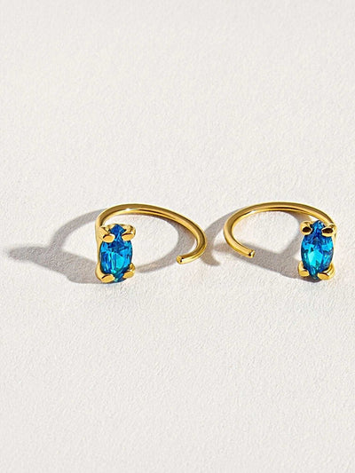 Guri Huggie Hoop Earrings - 24K Gold PlatedAnniversary GiftBackUpItemsLunai Jewelry