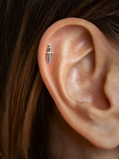 Helix Dagger Cartilage Piercing - 10925 Sterling Silvercartilage piercingcartilague earringsLunai Jewelry