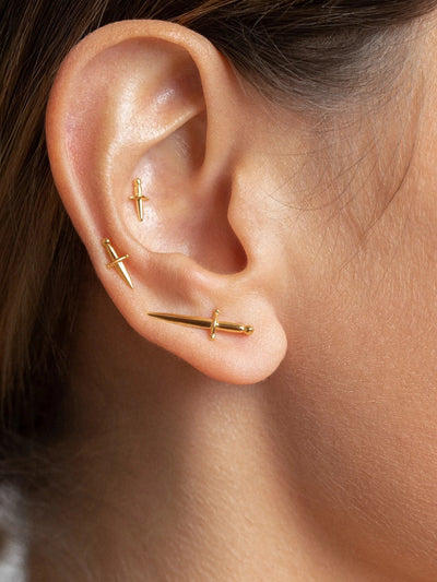Helix Dagger Cartilage Piercing - 8925 Sterling Silvercartilage piercingcartilague earringsLunai Jewelry