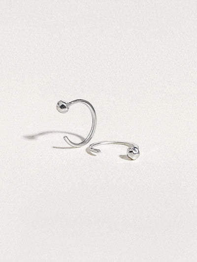 Ileya Huggie Hoop Earrings - 925 Sterling SilverBackUpItemsCartilage PiercingsLunai Jewelry