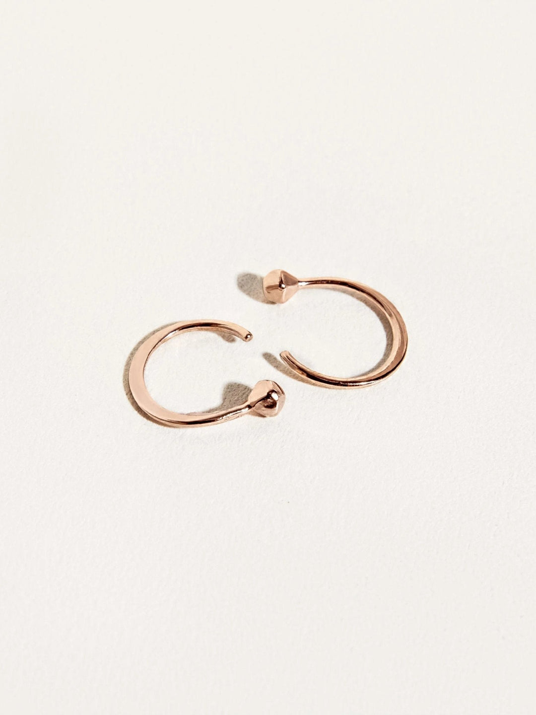 Ileya Huggie Hoop Earrings - 18K Rose Gold PlatedBackUpItemsBlack Friday JewelryLunai Jewelry