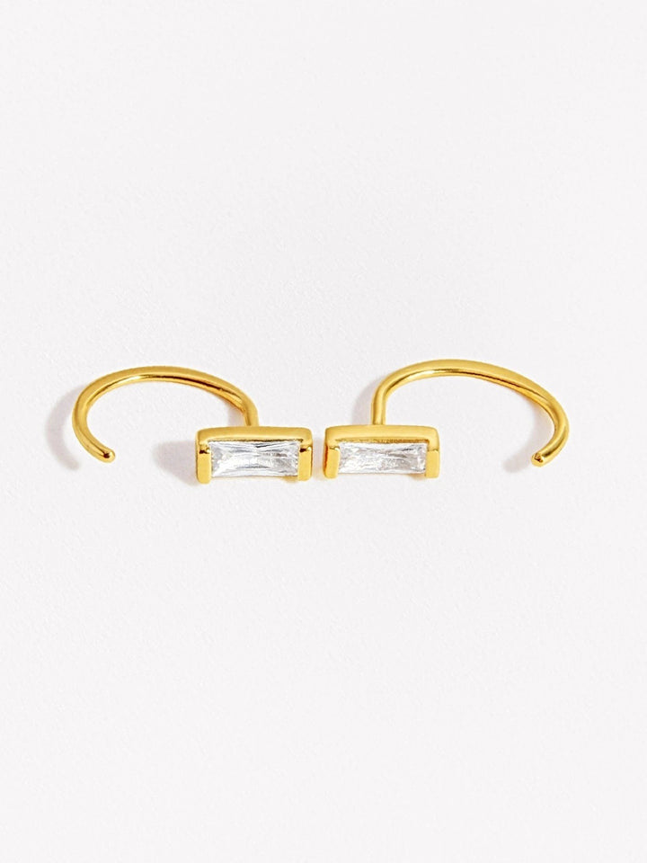 Iva Huggie Hoop Earrings - 24K Gold PlatedBackUpItemsBridesmaid GiftLunai Jewelry