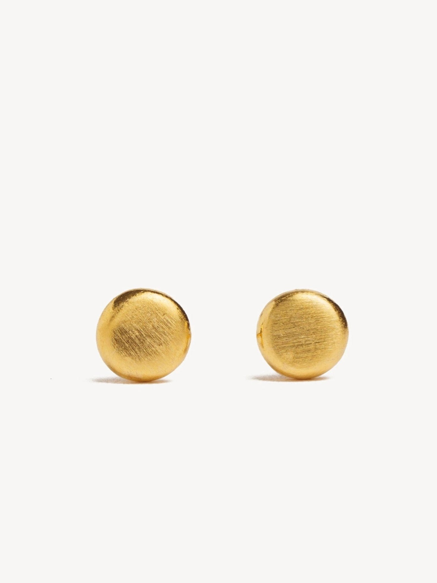 Judy Stud Earrings - 24K Gold MatteBackUpItemsCircle EarringsLunai Jewelry