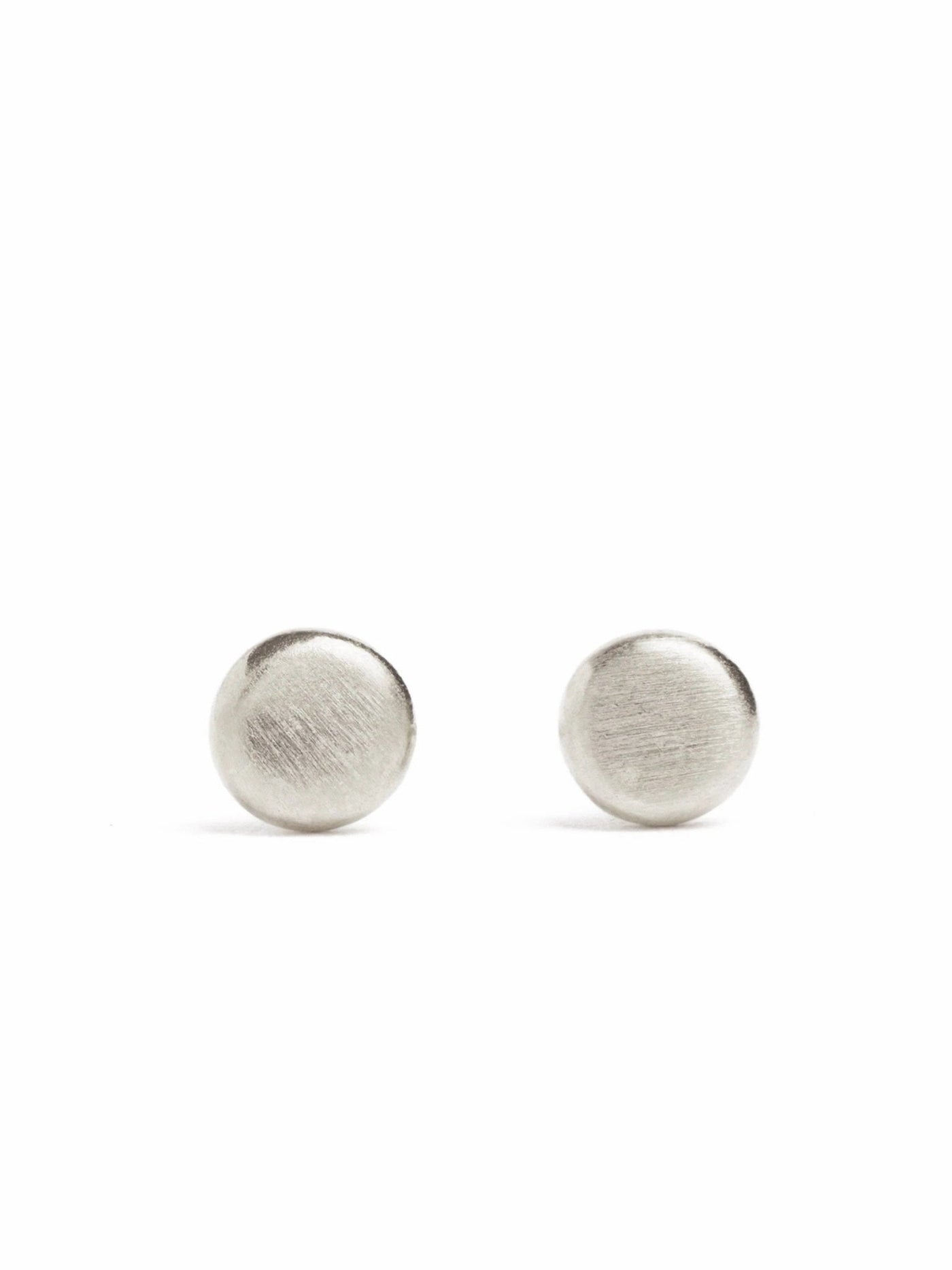 Judy Stud Earrings - 925 Silver MatteBackUpItemsCircle EarringsLunai Jewelry