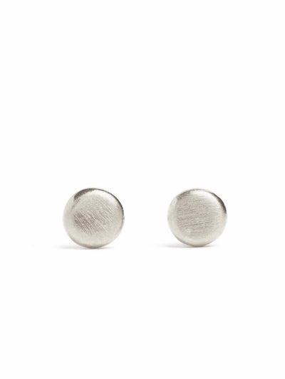 Judy Stud Earrings - 925 Silver MatteBackUpItemsCircle EarringsLunai Jewelry