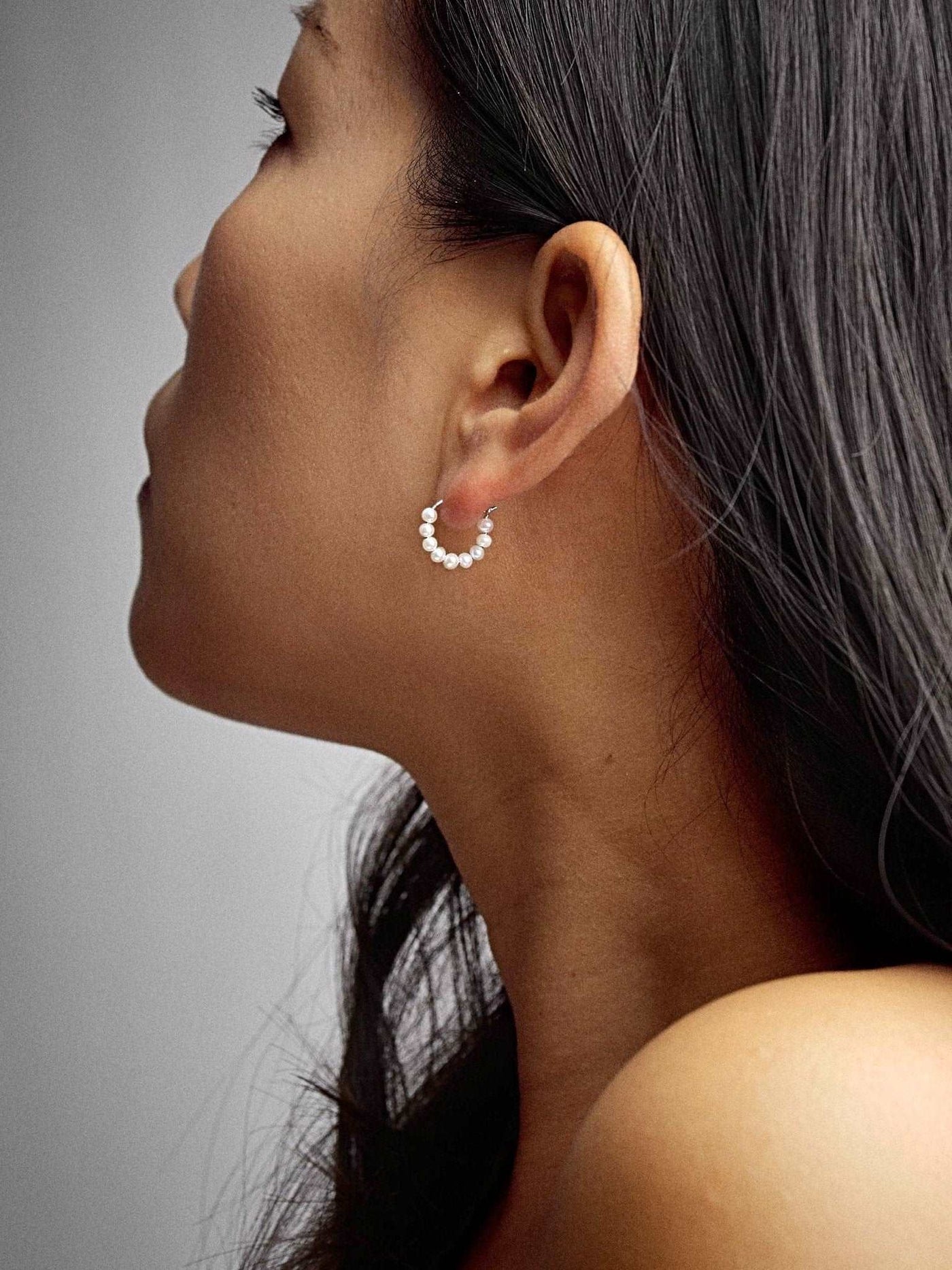 Justine Hoop Earrings - 925 Argentium SilverBackUpItemsBirthstone EarringsLunai Jewelry