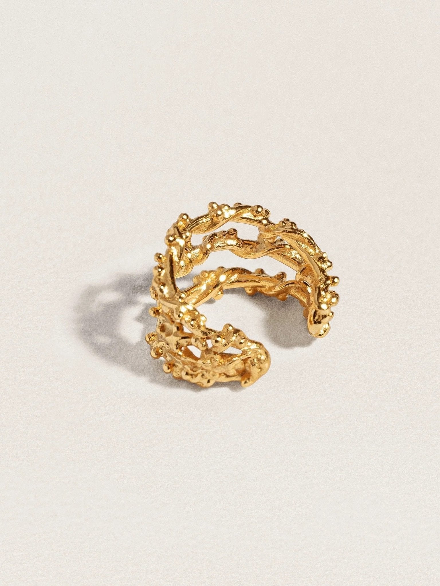 Keila Dainty Ear Cuff - 24K Gold PlatedBest Friend GiftCartilage EarringsLunai Jewelry