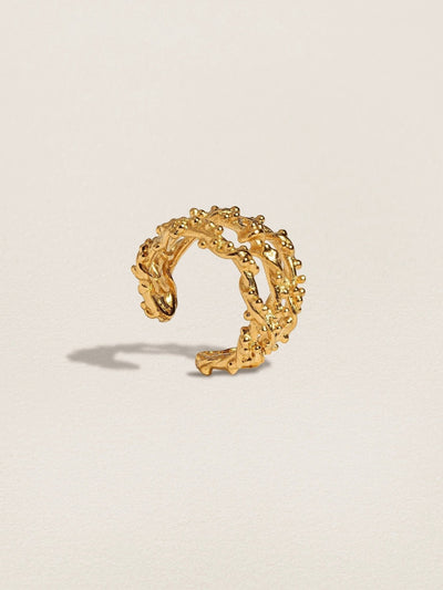 Keila Dainty Ear Cuff - 24K Gold PlatedBest Friend GiftCartilage EarringsLunai Jewelry