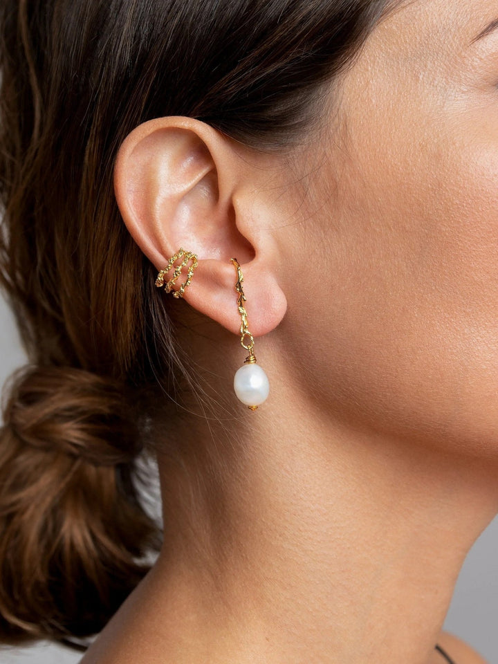 Keila Dainty Ear Cuff - 925 Sterling SilverBest Friend GiftCartilage EarringsLunai Jewelry