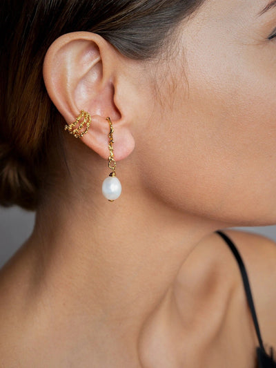 Keila Dainty Ear Cuff - 925 Sterling SilverBest Friend GiftCartilage EarringsLunai Jewelry