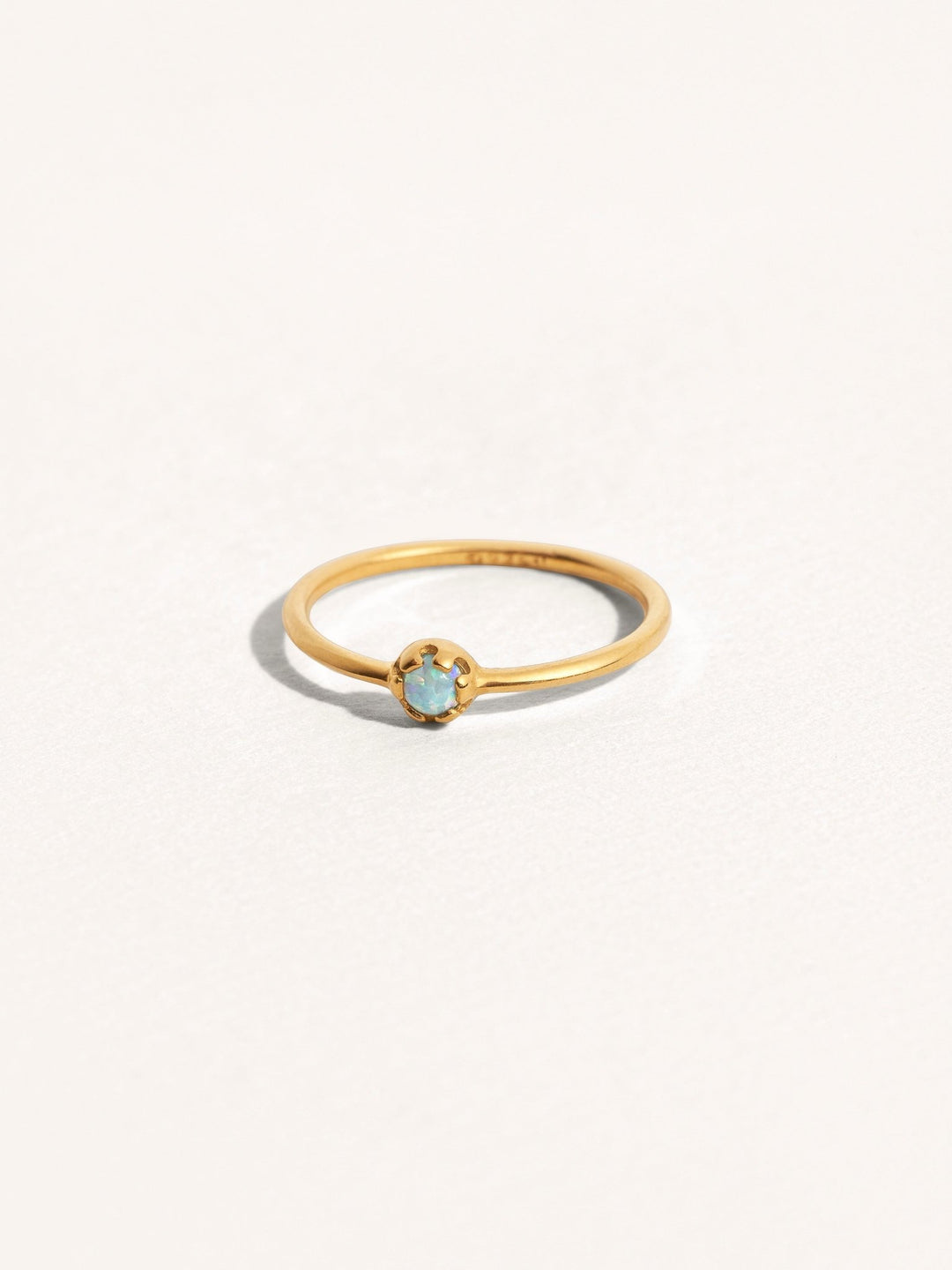 Kerr Small Stacking Ring - 24K Gold Vermeil4BackUpItemsBirthstone JewelryLunai Jewelry