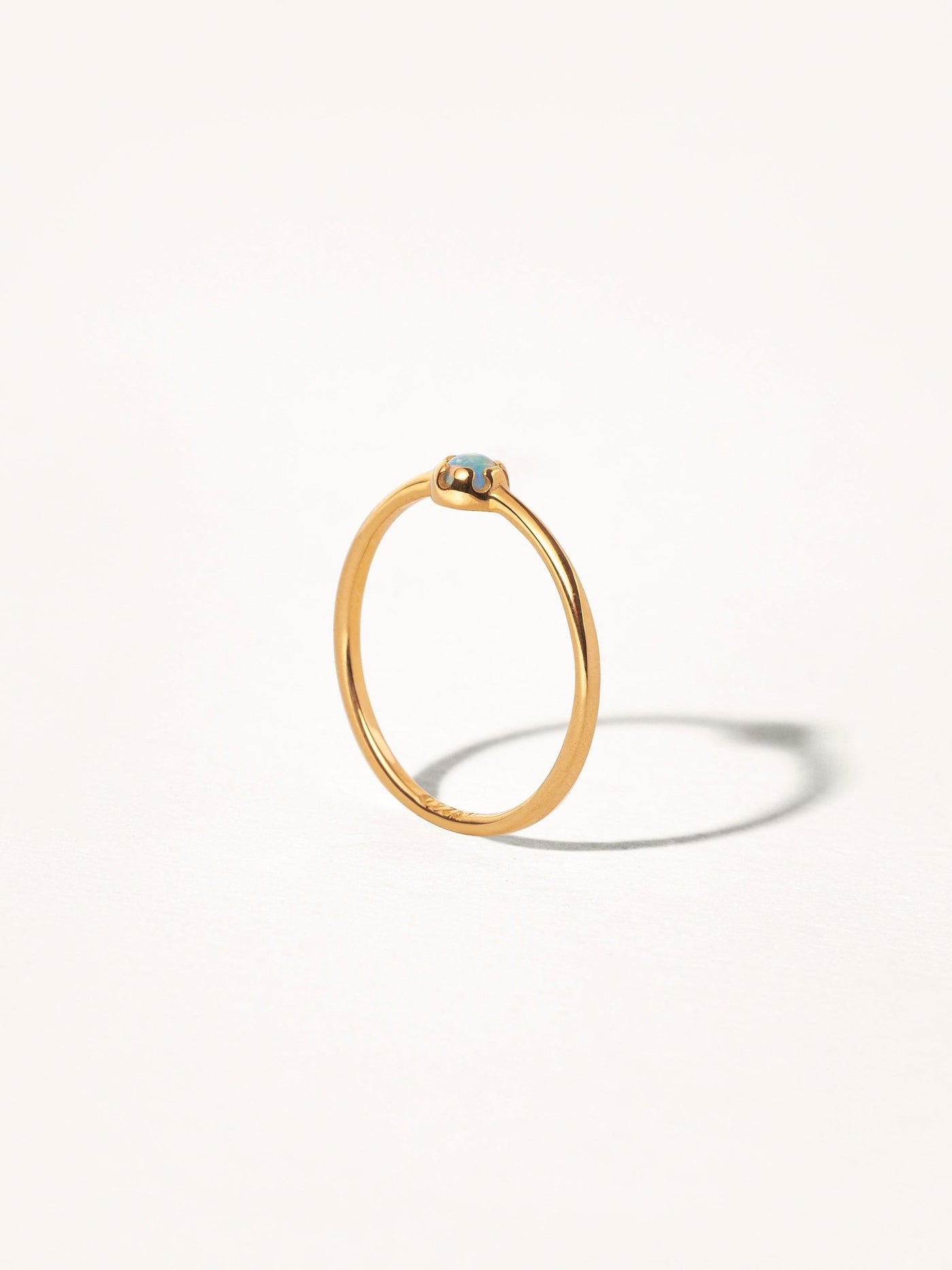 Kerr Small Stacking Ring - 24K Gold Vermeil4BackUpItemsBirthstone JewelryLunai Jewelry