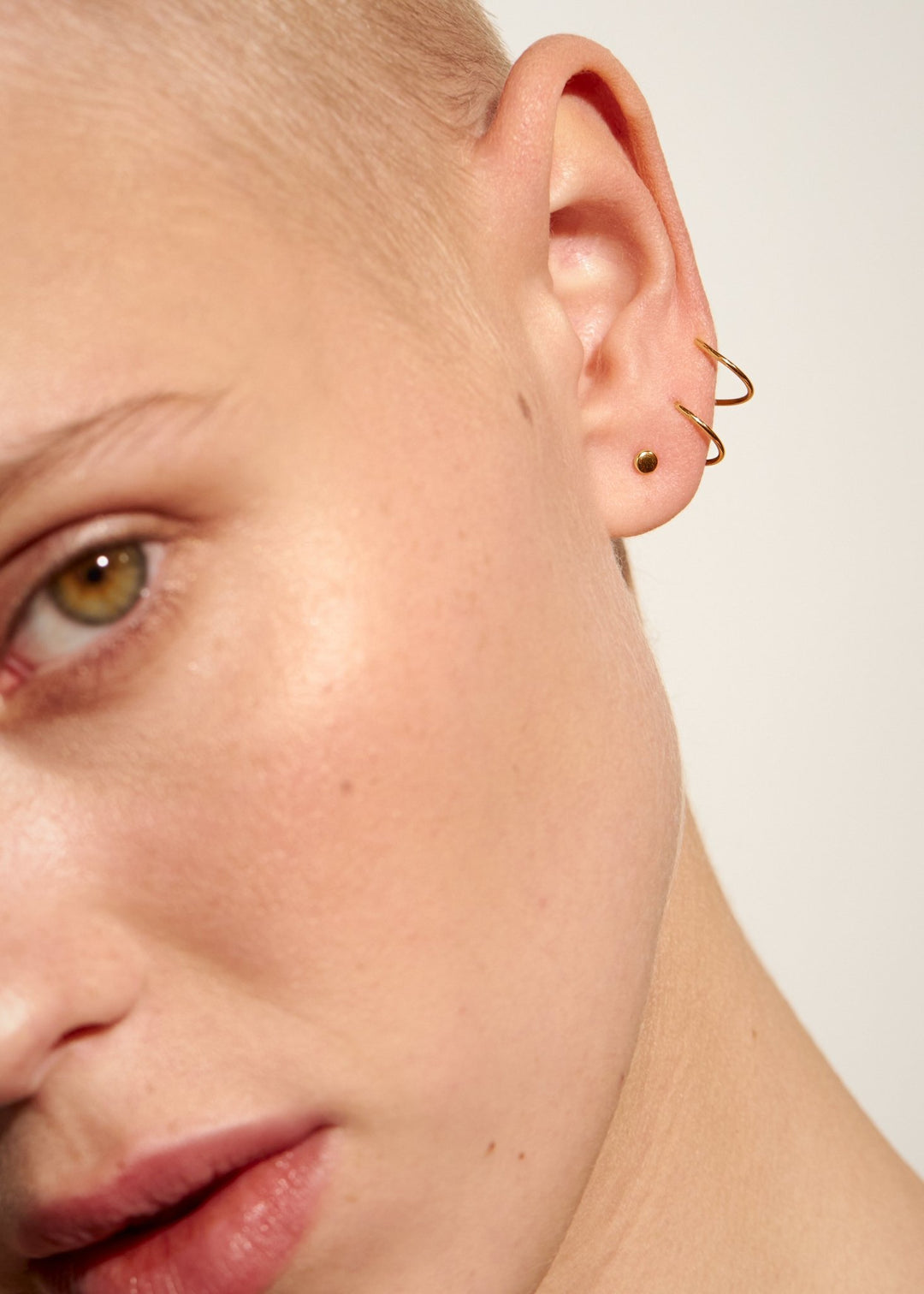 Lacey Spiral Earrings - Pair24K Gold PlatedBackUpItemsEarringsLunai Jewelry