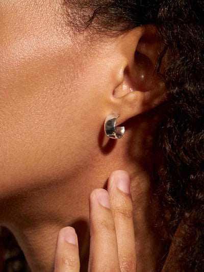 Lia Chunky Hoop Earrings - 925 Sterling SilverBackUpItemsBest Tiny HoopsLunai Jewelry
