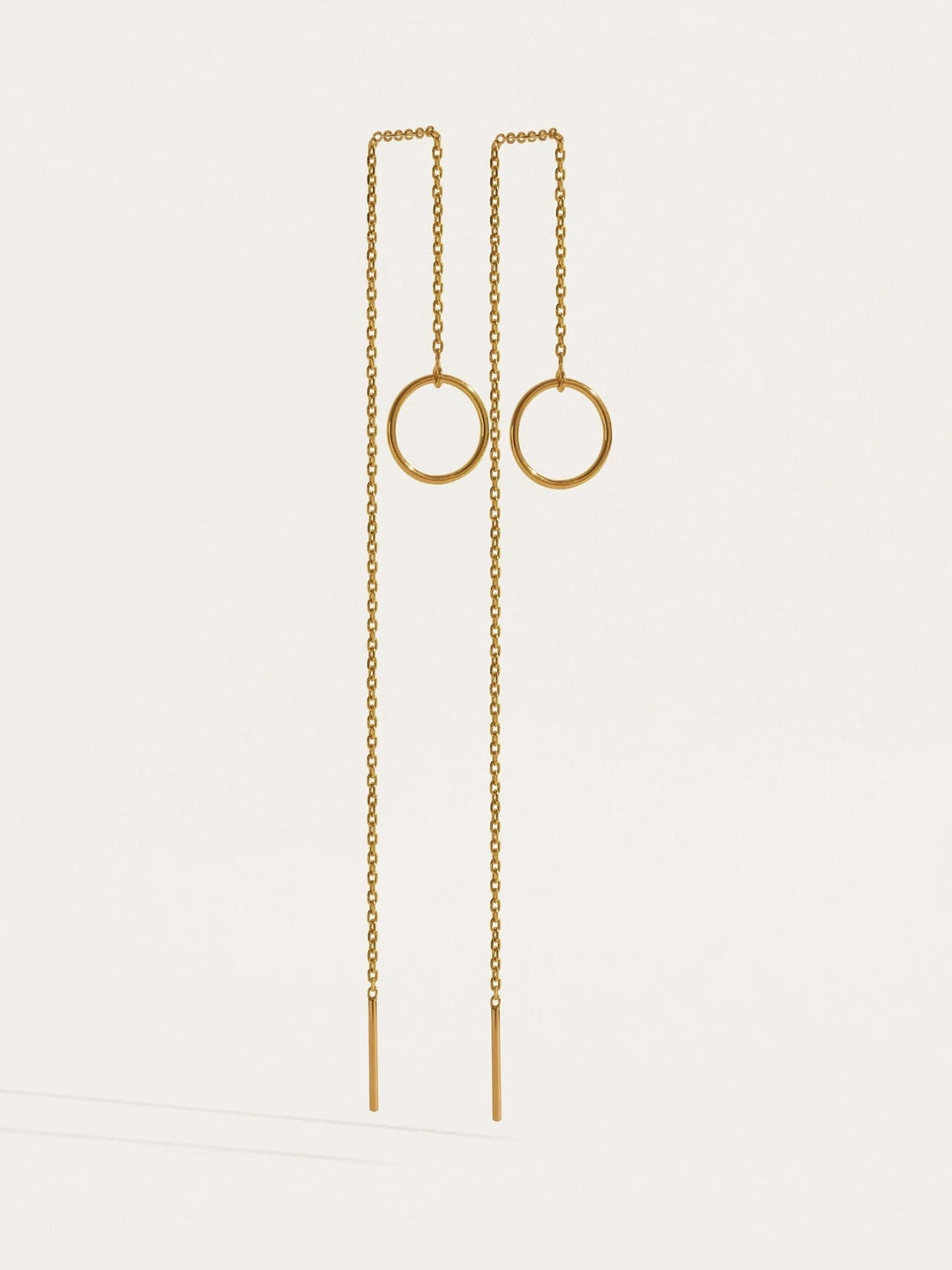 Long Threader Earrings - 24K Gold PlatedankorBackUpItemsLunai Jewelry
