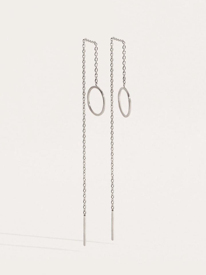 Long Threader Earrings - 925 Sterling SilverankorBackUpItemsLunai Jewelry
