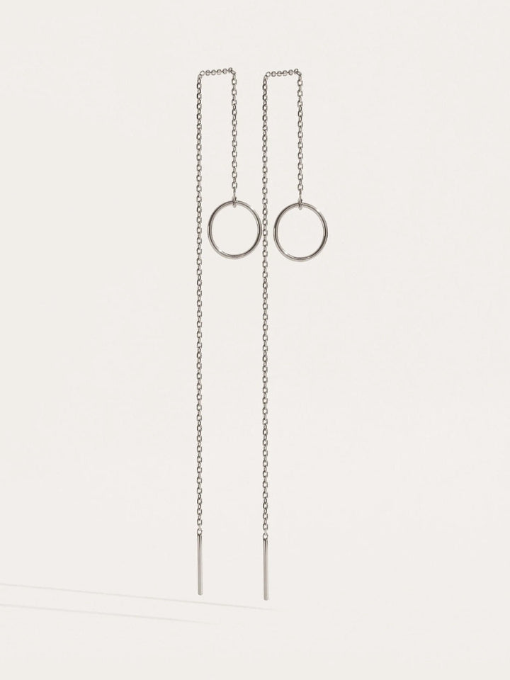 Long Threader Earrings - 925 Sterling SilverankorBackUpItemsLunai Jewelry