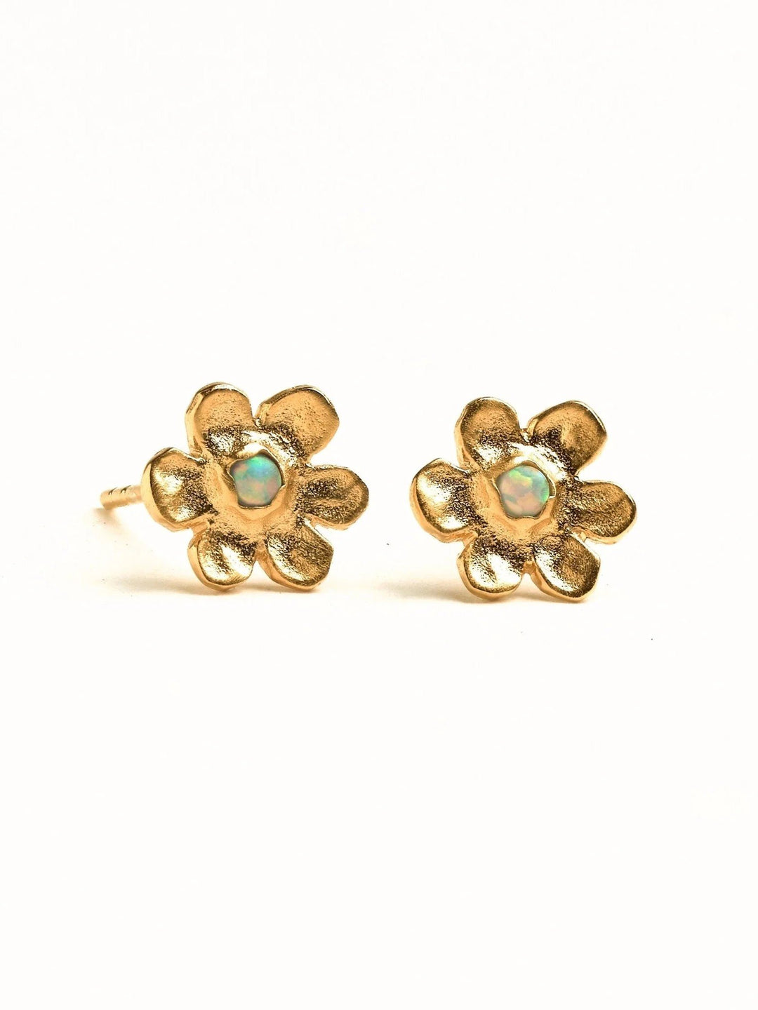 Luchi Flower Stud Earrings - 925 Sterling Silver Mattecool earringscute earringsLunai Jewelry