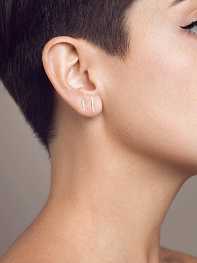 Lucila Earrings Set - 18K Rose Gold PlatedBackUpItemsBar JewelryLunai Jewelry
