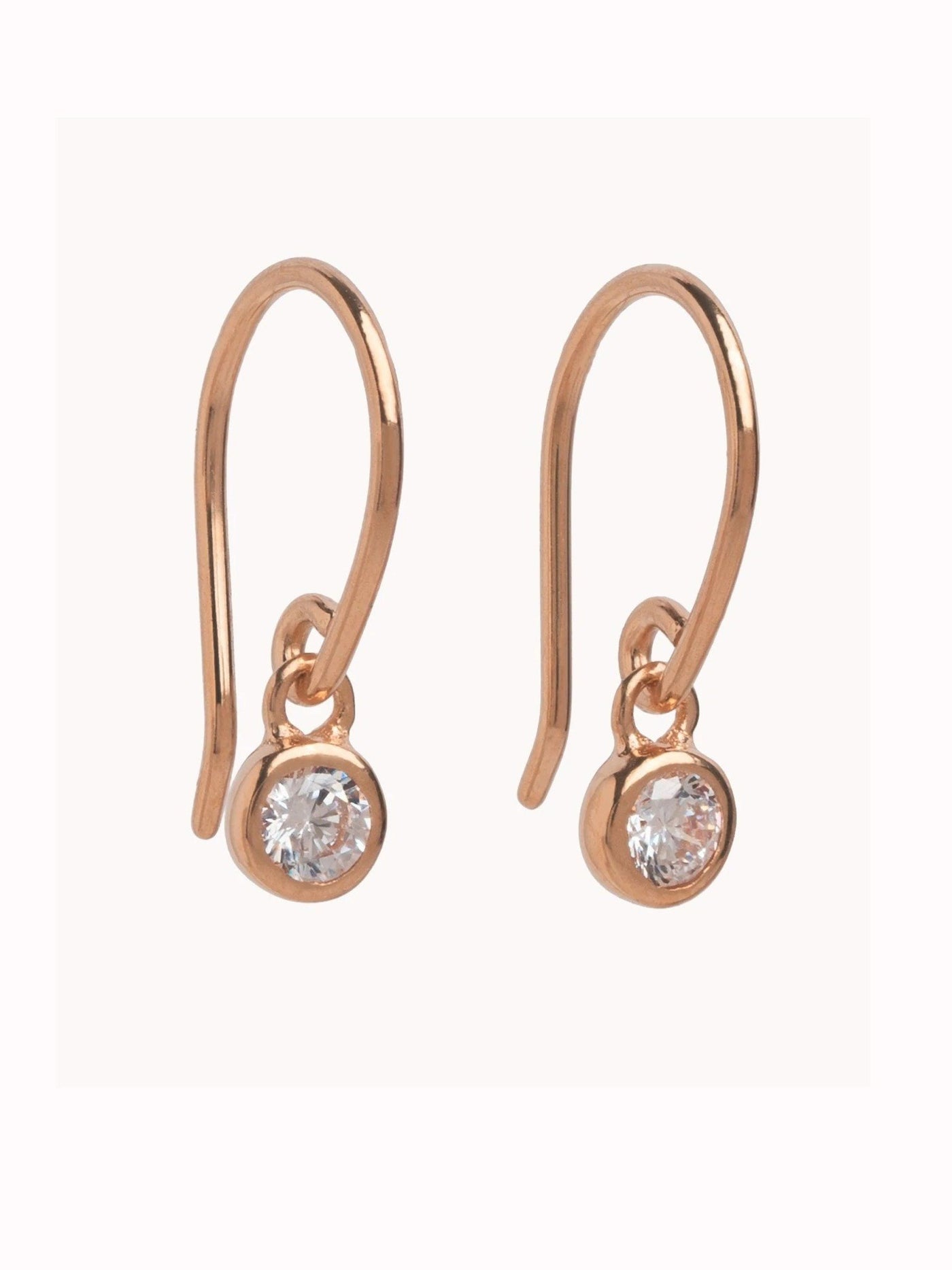 Mariela Drop Earrings - 18K Rose Gold PlatedBackUpItemsBirthday GiftLunai Jewelry