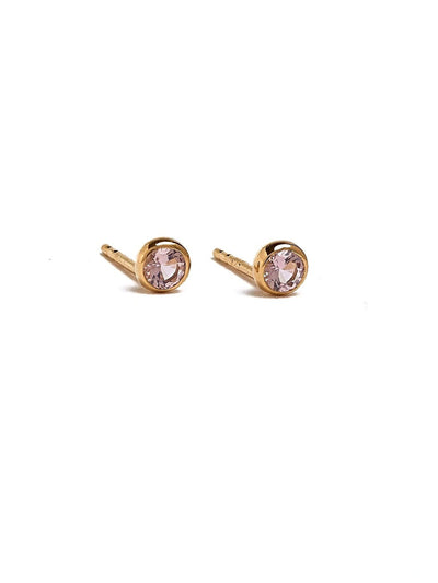 Maura Stud Earrings - 24K Gold Plated2mmBackUpItemsBest Friend GiftLunai Jewelry