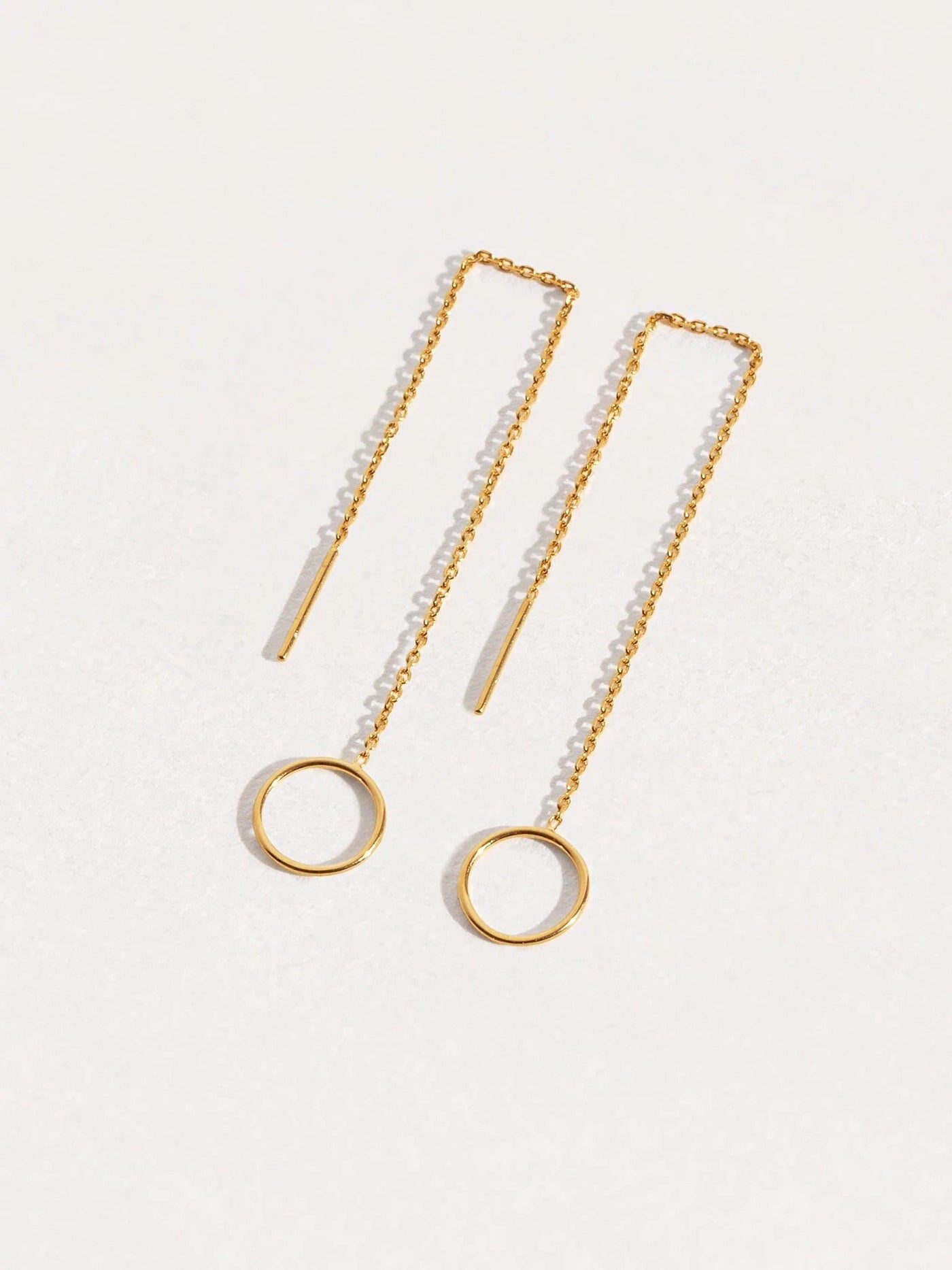Melania Ear Thread Earrings - 24K Gold PlatedBackUpItemsBest Friend GiftLunai Jewelry