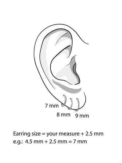 Mia Gold Hoop Earrings - St. Silver Oxide714K Gold EarringsBackUpItemsLunai Jewelry