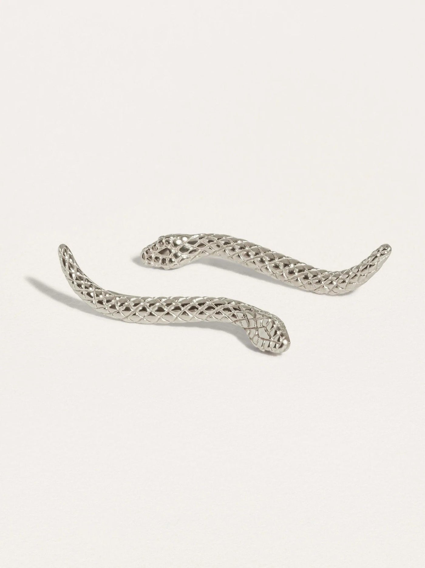 Mirza Snake Ear Climber in Sterling Silver - 925 Sterling SilverPairAntitarnish JewelryArtisan JewelryLunai Jewelry