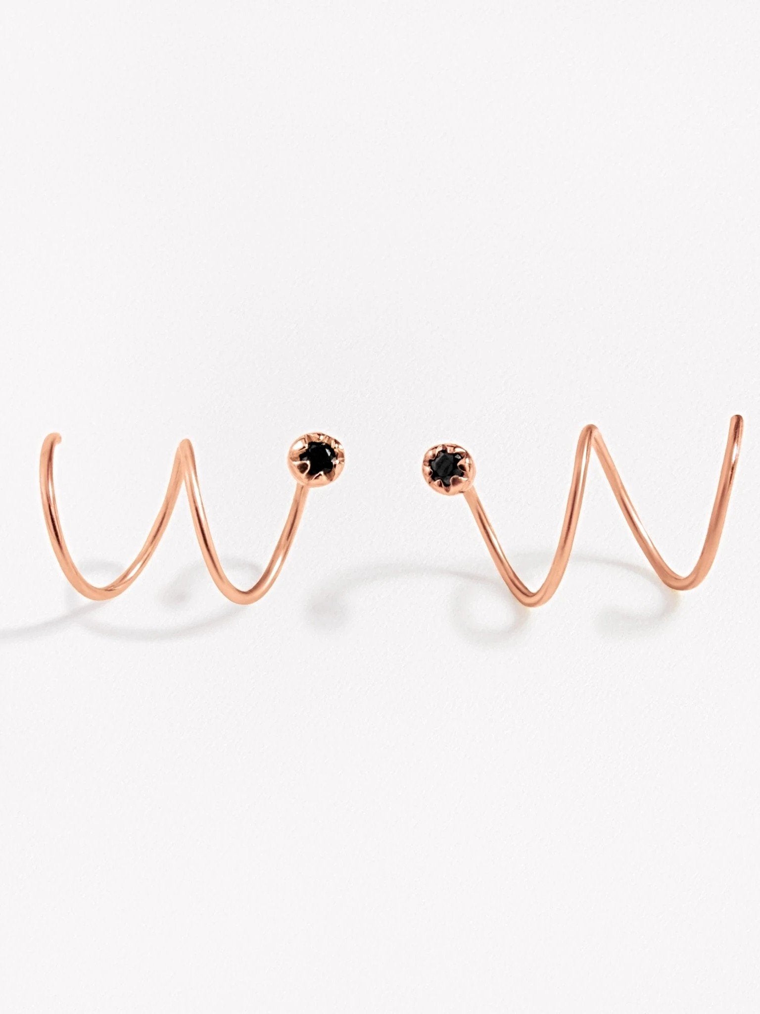 Moira Wrap Earrings - Pair18K Rose Gold PlatedBackUpItemsBirthstone EarringsLunai Jewelry