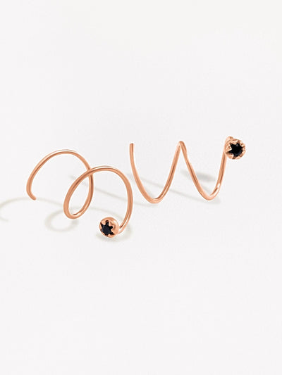 Moira Wrap Earrings - Pair18K Rose Gold PlatedBackUpItemsBirthstone EarringsLunai Jewelry