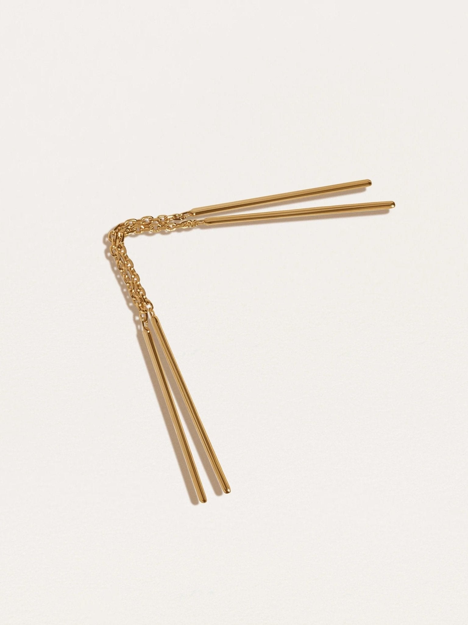 Needle Thread Earrings - 24K Gold Plated24K Gold Plated925 silver jewelryLunai Jewelry