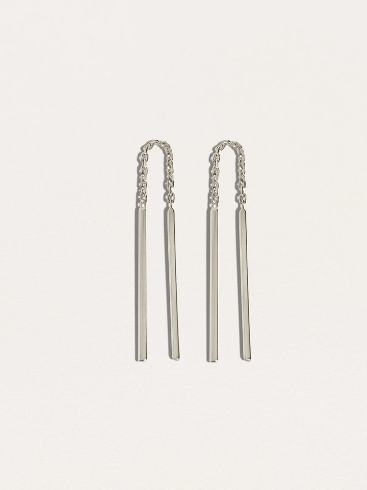 Needle Thread Earrings - 925 Sterling Silver24K Gold Plated925 silver jewelryLunai Jewelry