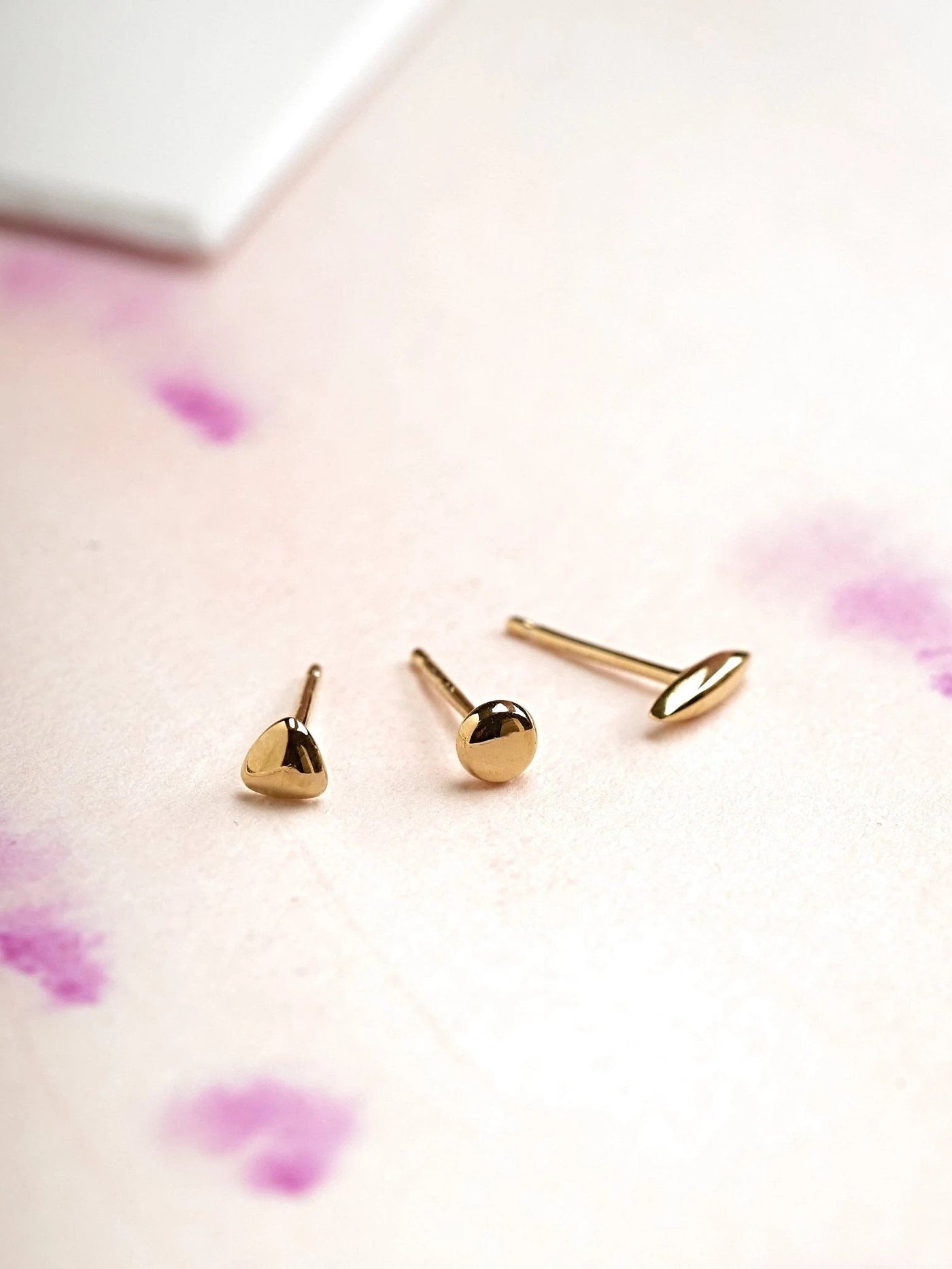 Nile Stud Earrings - 24K Gold PlatedBackUpItemsButterfly EarringsLunai Jewelry