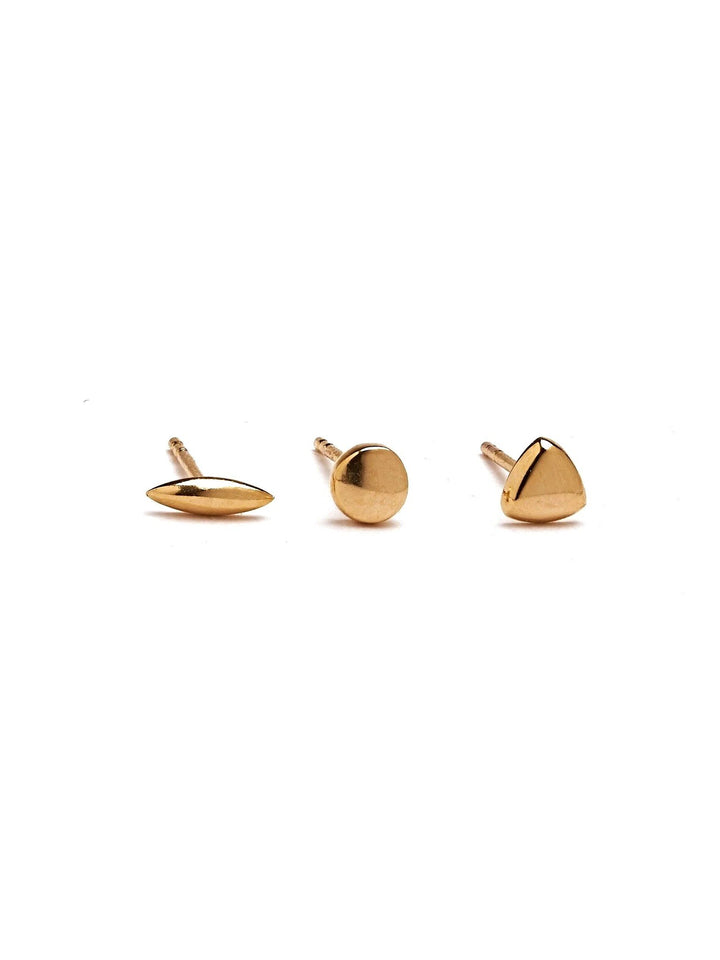 Nile Stud Earrings - 24K Gold PlatedBackUpItemsButterfly EarringsLunai Jewelry