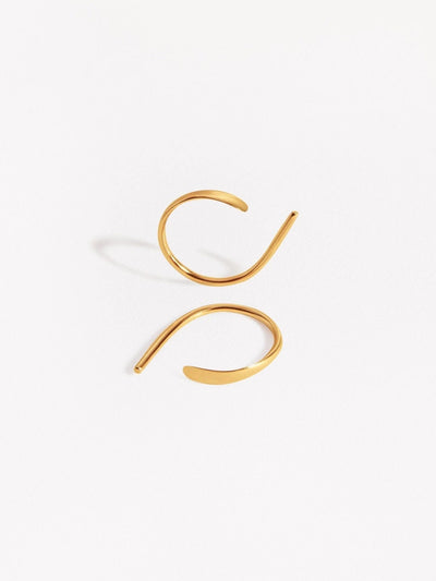 Noe Hoop Earrings - 24K Gold PlatedBackUpItemsBest Friend GiftLunai Jewelry