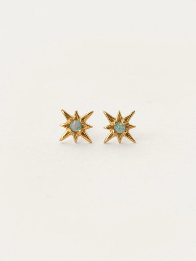 Olympia Sterling Silver Starburst Stud Earrings Set - 24K Gold PlatedAnniversary GiftBackUpItemsLunai Jewelry