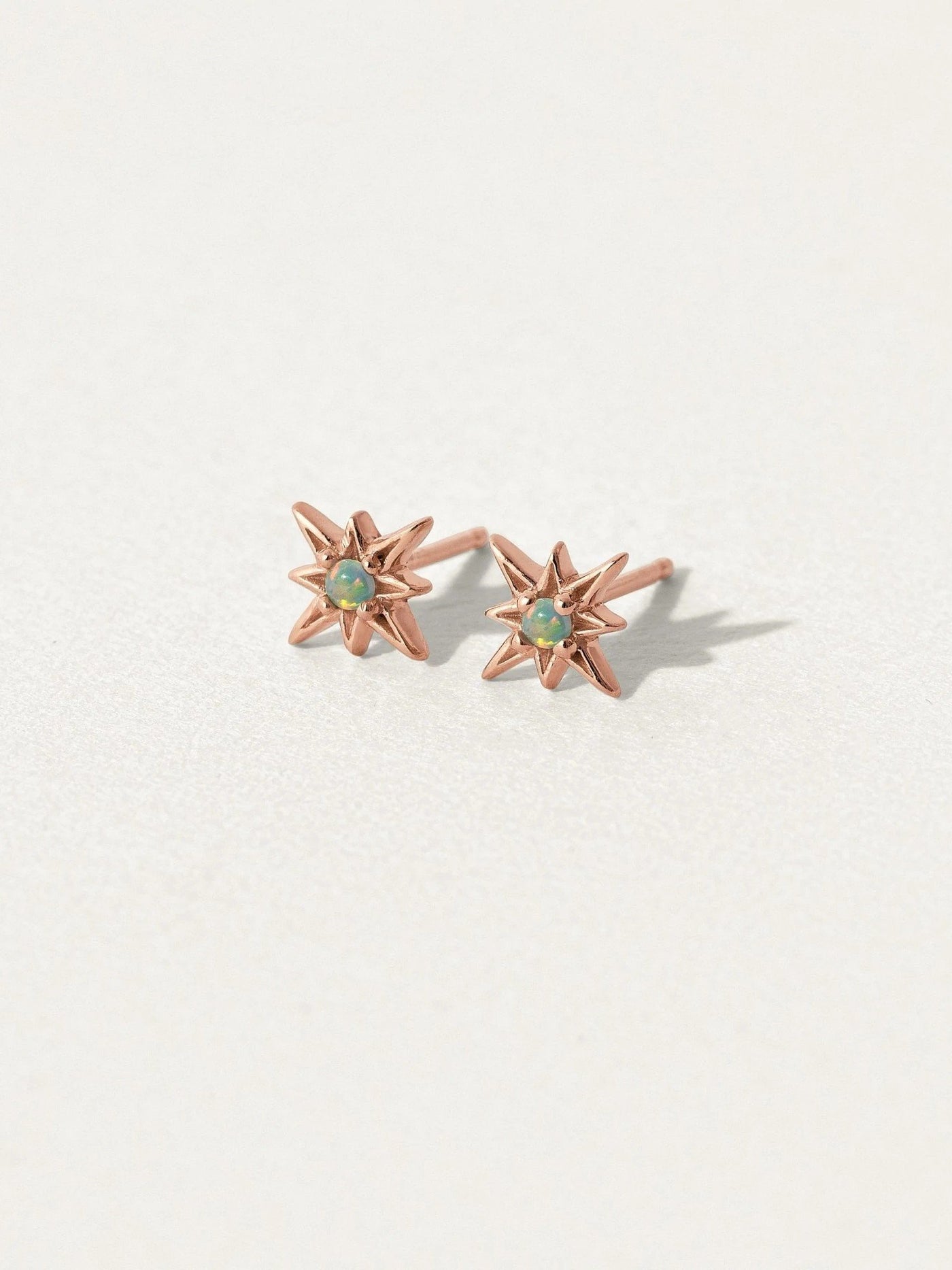 Olympia Sterling Silver Starburst Stud Earrings Set - 18K Rose Gold PlatedAnniversary GiftBackUpItemsLunai Jewelry