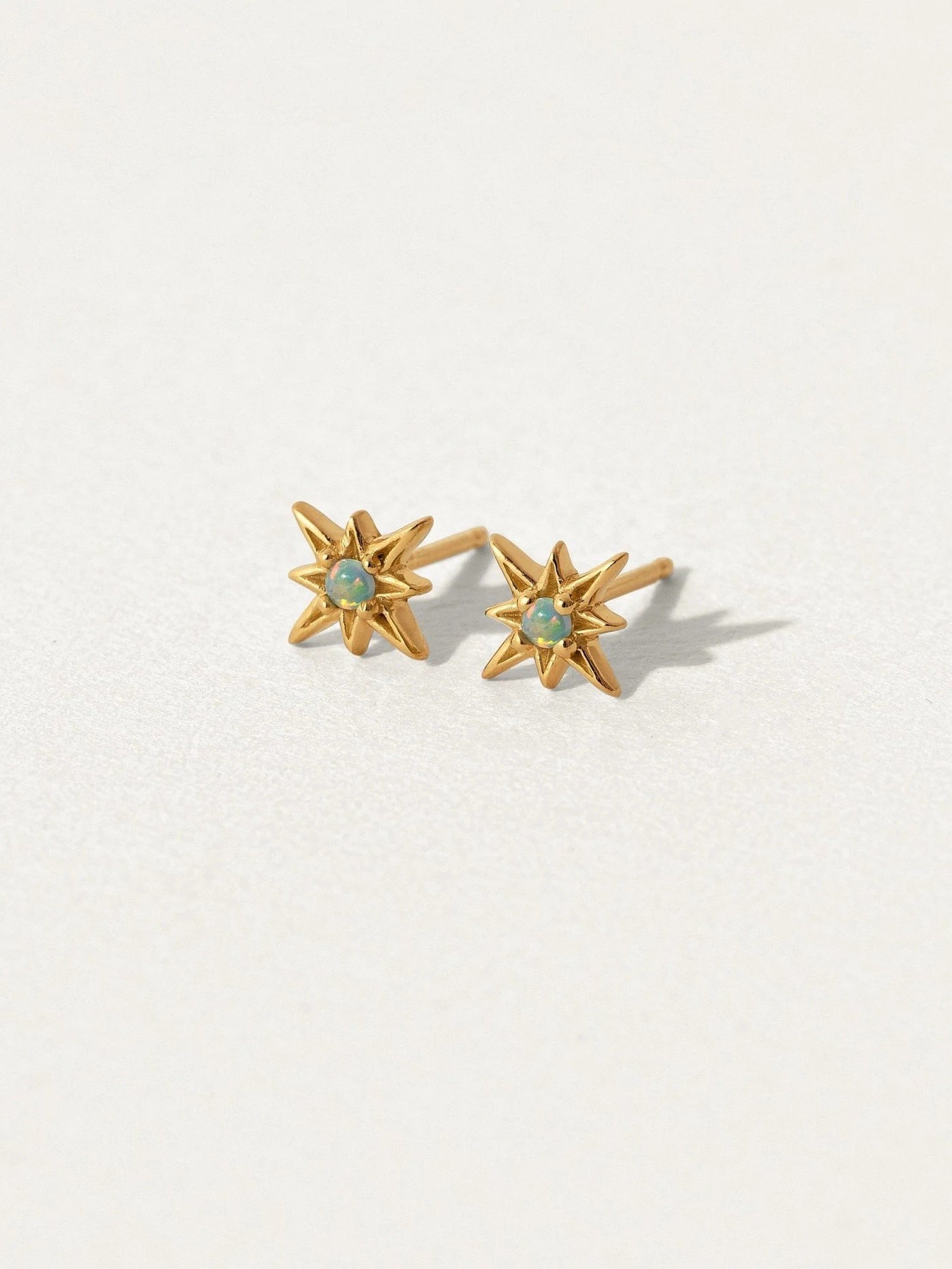 Olympia Sterling Silver Starburst Stud Earrings Set - 24K Gold PlatedAnniversary GiftBackUpItemsLunai Jewelry