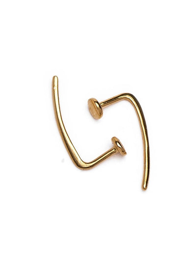 Open Hoop Earrings - 24K Gold PlatedBackUpItemsBlack Friday JewelryLunai Jewelry