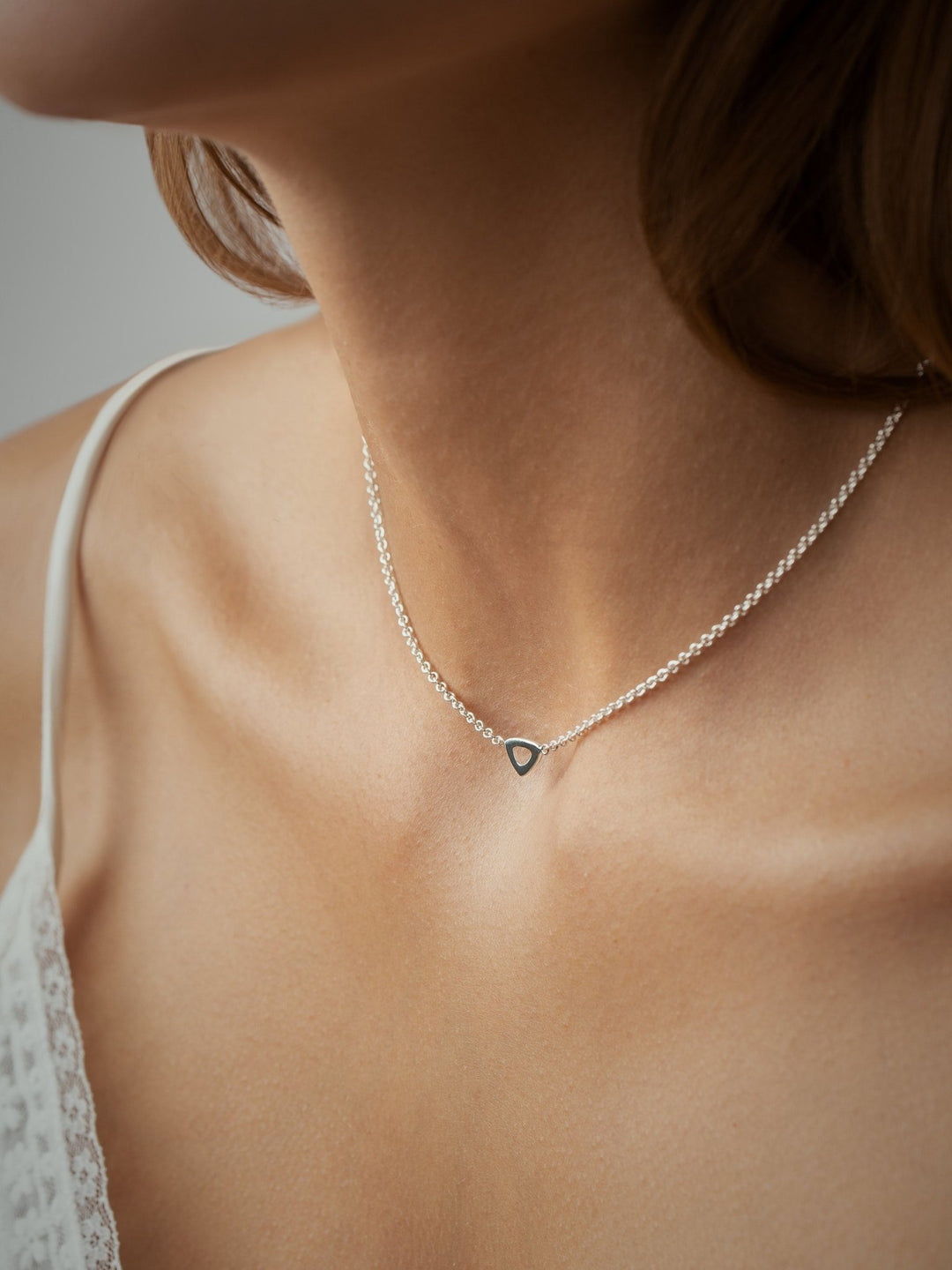 Oval Charm Choker - 24K Gold PlatedAdjustable NecklaceAnniversary GiftLunai Jewelry