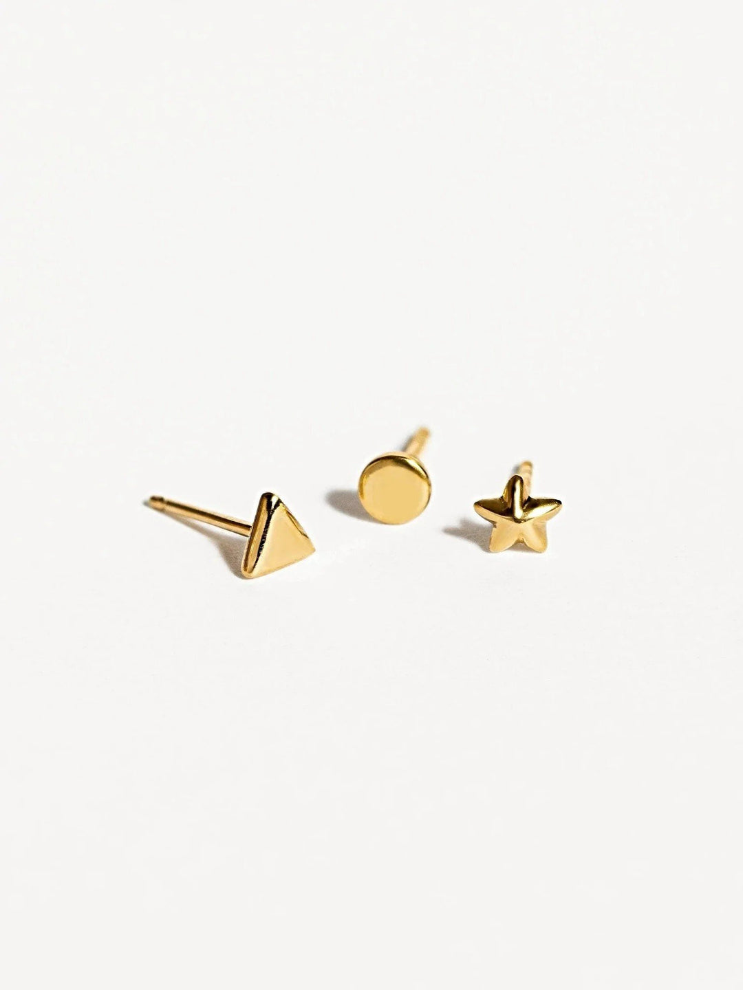 Peg Geometric Earring Set - 24K Gold PlatedBackUpItemsCartilage EarringsLunai Jewelry