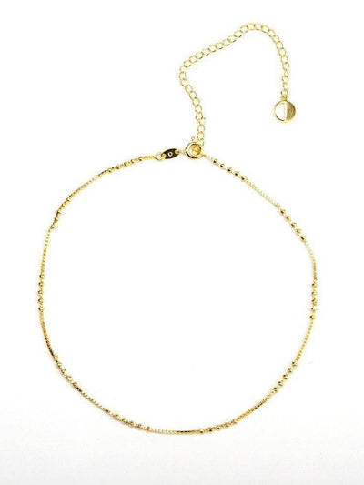 Saturn Chain Choker - 24K Gold PlatedAnniversary GiftBackUpItemsLunai Jewelry