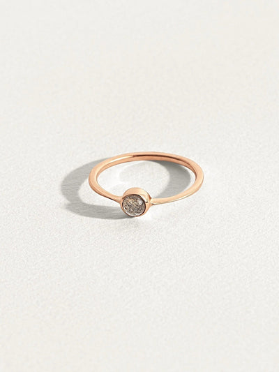 Selenia Labradorite Ring - 18K Rose Gold Vermeil4BackUpItemsBirthstone RingLunai Jewelry