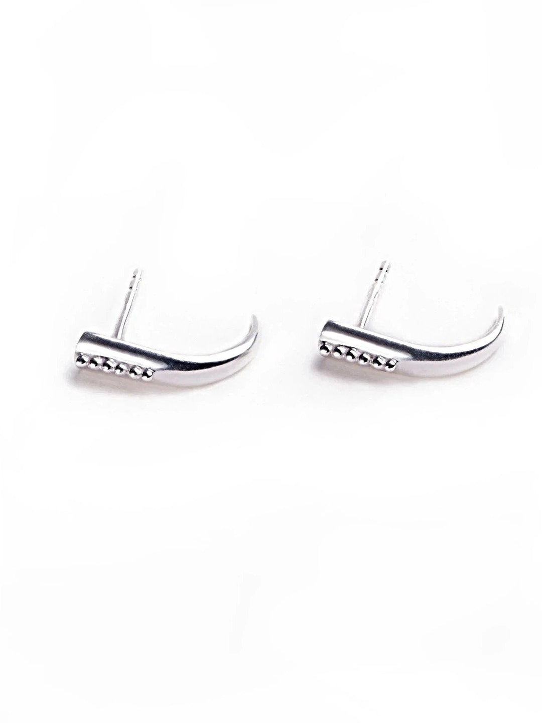 Simone Stud Earrings - 925 Sterling SilverankorBackUpItemsLunai Jewelry