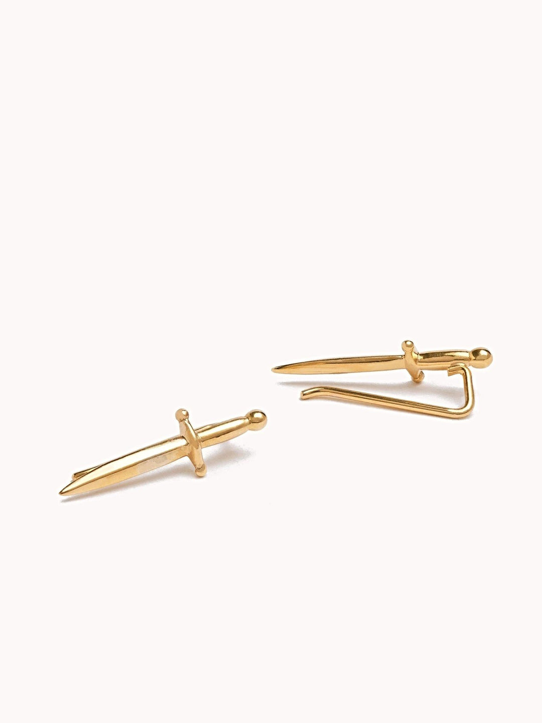 Skye Dainty Dagger Ear Climber - 18K Rose Gold PlatedankorBackUpItemsLunai Jewelry