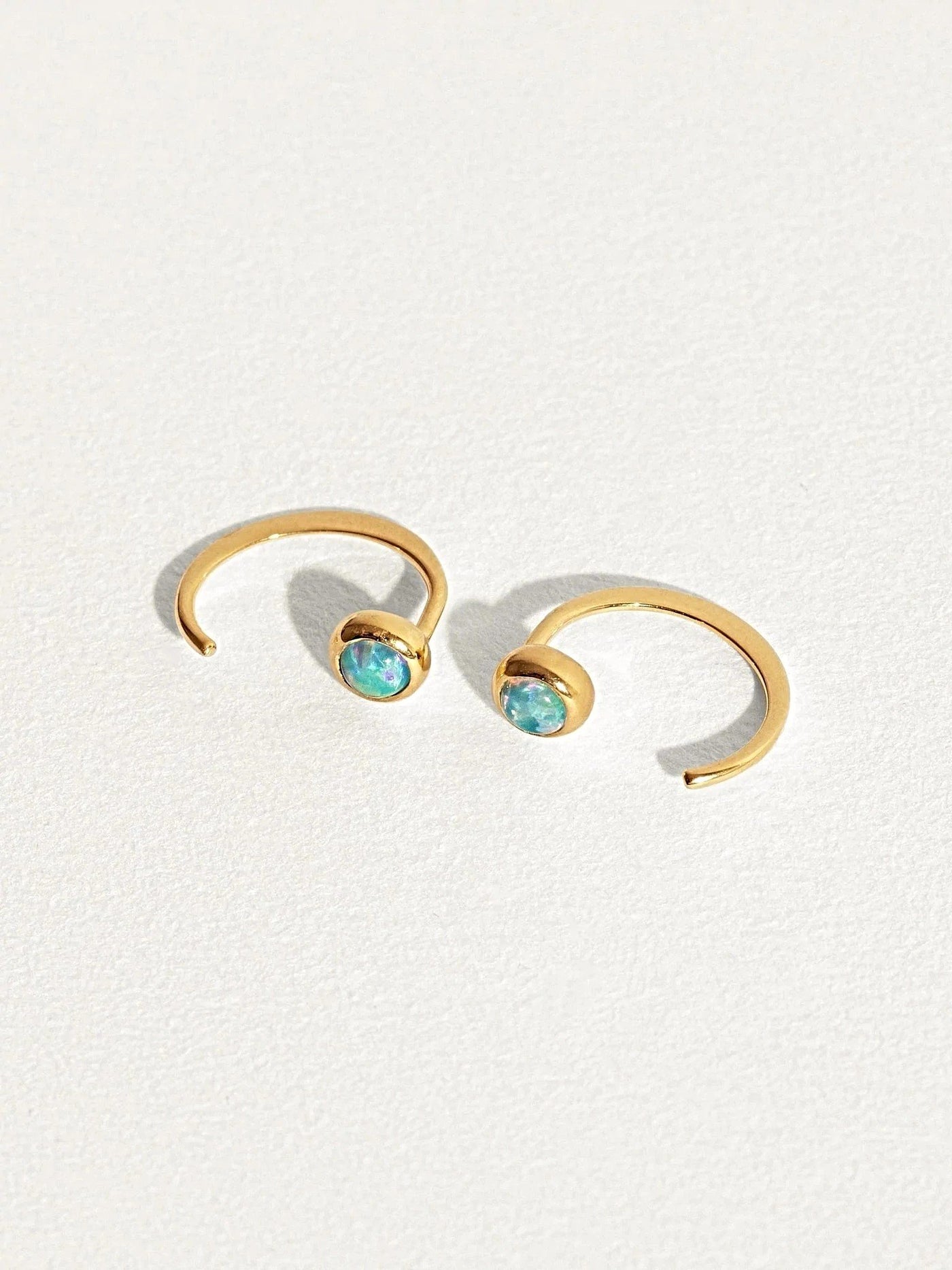 Sophie Huggie Hoops - 24K Gold PlatedBackUpItemsBirthstone EarringsLunai Jewelry