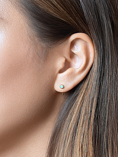 Sophie Huggie Hoops - 24K Gold PlatedBackUpItemsBirthstone EarringsLunai Jewelry