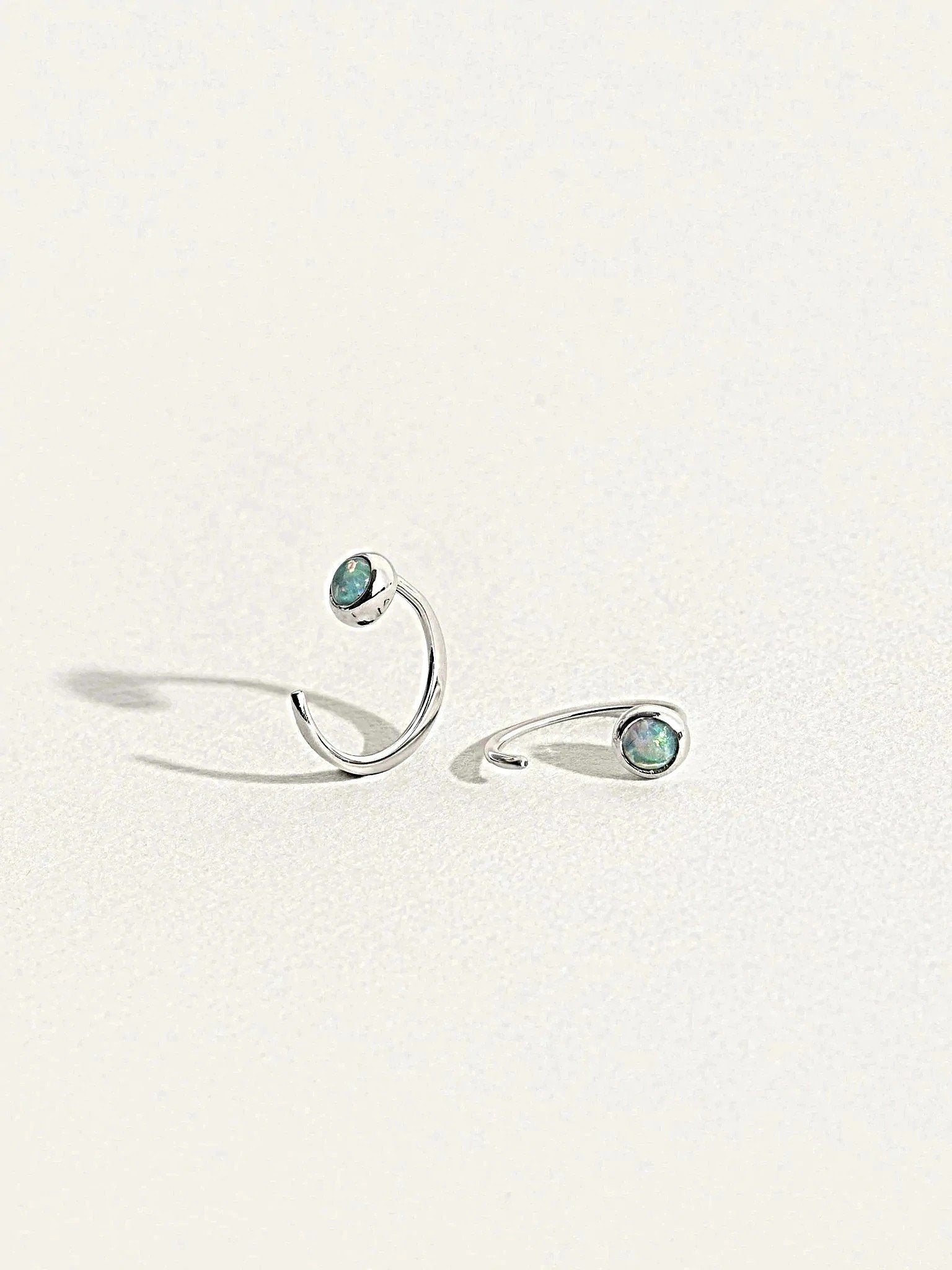 Sophie Huggie Hoops - 925 Sterling SilverBackUpItemsBirthstone EarringsLunai Jewelry