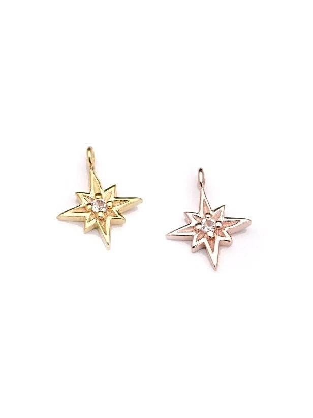 Stell Starburst Necklace - 15.7St Silver ShinyAdjustable NecklaceBackUpItemsLunai Jewelry